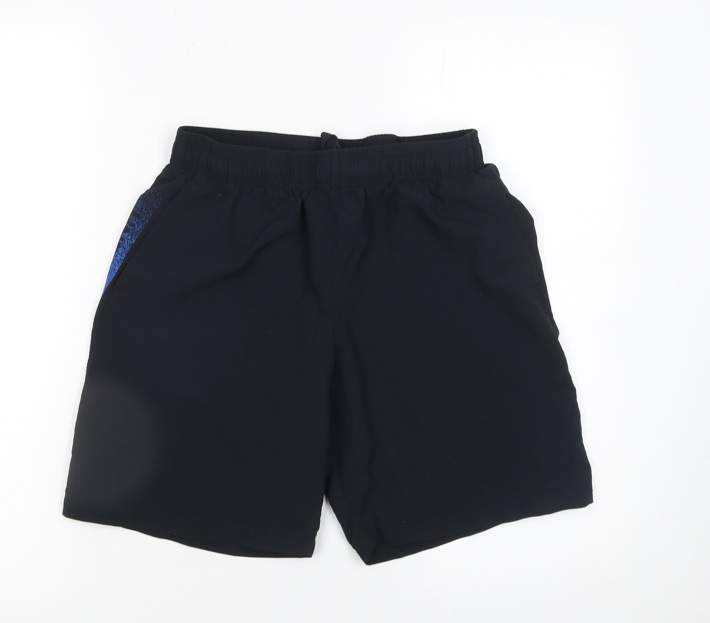 Under Armour Boys Black 158cm Athletic Shorts Lightweight Polyester