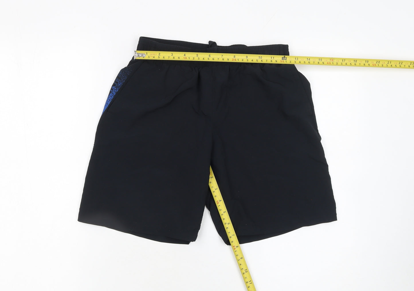 Under Armour Boys Black 158cm Athletic Shorts Lightweight Polyester