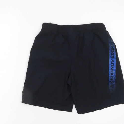 Under Armour Boys Black 158cm Athletic Shorts Lightweight Polyester