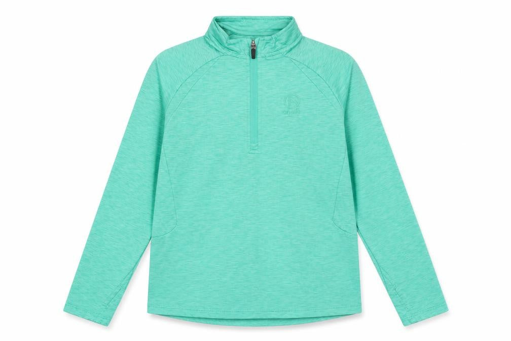 O'Neills Boys Green 13 Years 1/4 Zip Sports Sweatshirt
