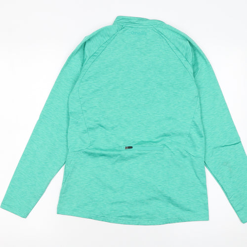 O'Neills Boys Green 13 Years 1/4 Zip Sports Sweatshirt
