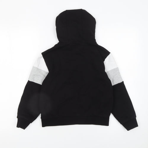 Emporio Armani Boys Black Colourblock Pullover Hoodie 10 Years