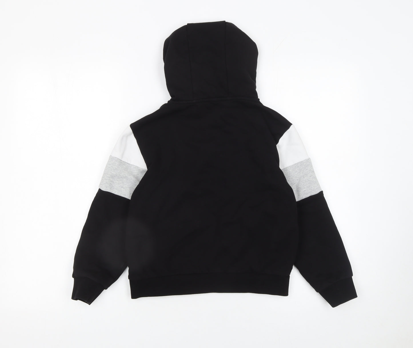 Emporio Armani Boys Black Colourblock Pullover Hoodie 10 Years