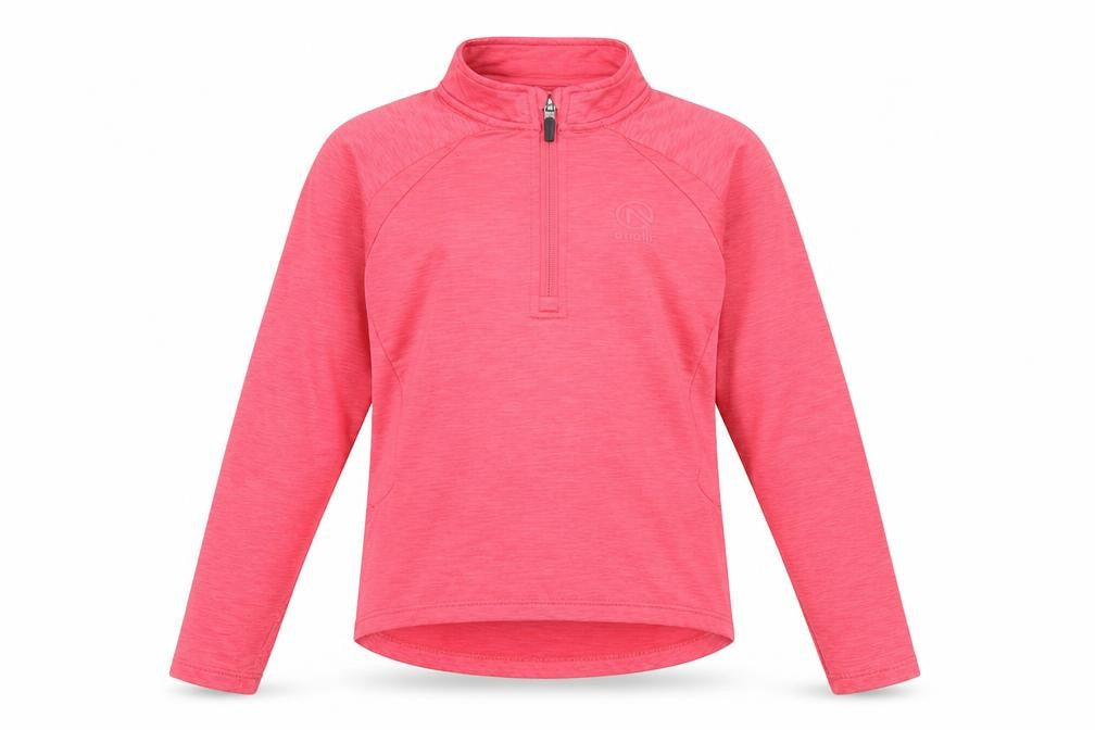 O'Neills Girls Pink 13 Years 1/4 Zip Long Sleeve Sports Sweatshirt