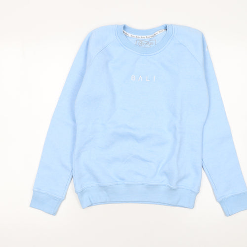 Reillys Womens Blue XS Pullover Sweatshirt BALI Crew Neck Jumper