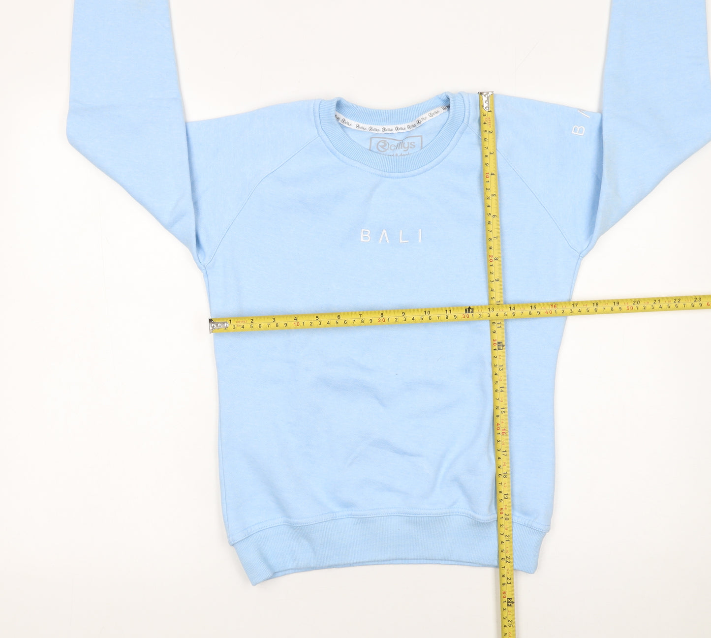 Reillys Womens Blue XS Pullover Sweatshirt BALI Crew Neck Jumper