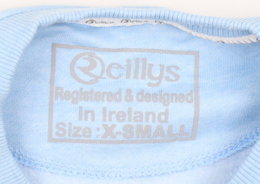 Reillys Womens Blue XS Pullover Sweatshirt BALI Crew Neck Jumper