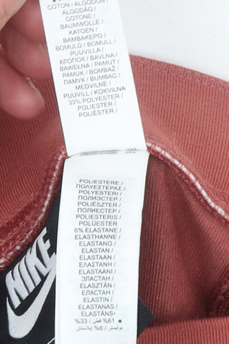 Nike Womens Brown XS High Waist Cotton Blend Leggings