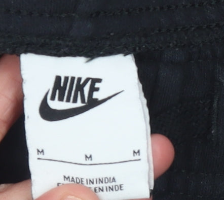 Nike Women's Black Fleece Jogger Trousers M Regular Fit