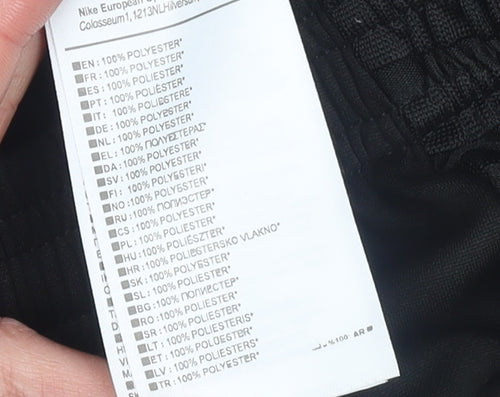 Nike Paris Saint-Germain Black Jogger Trousers Men's Small Polyester