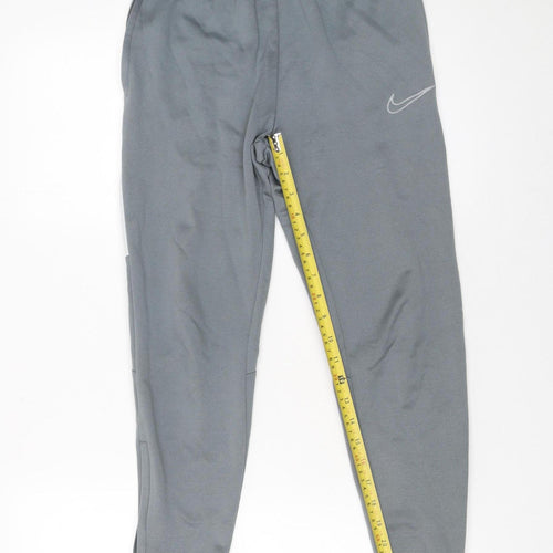 Nike Boys Grey Dri-FIT Jogger Trousers M 137-147cm Active Stretch Pants
