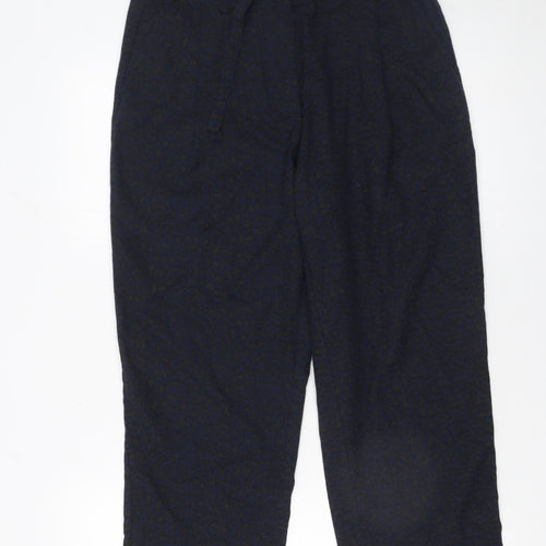 Frnch Paris Women's Blue Animal Print Chino Trousers S