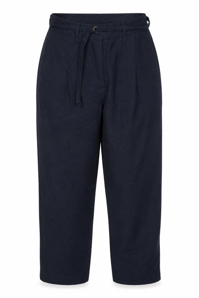 Frnch Paris Women's Blue Animal Print Chino Trousers S
