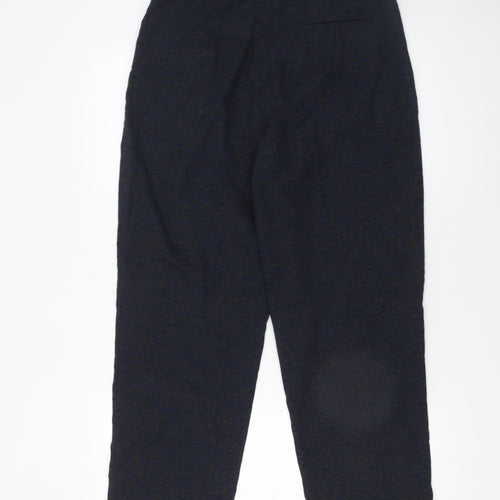 Frnch Paris Women's Blue Animal Print Chino Trousers S