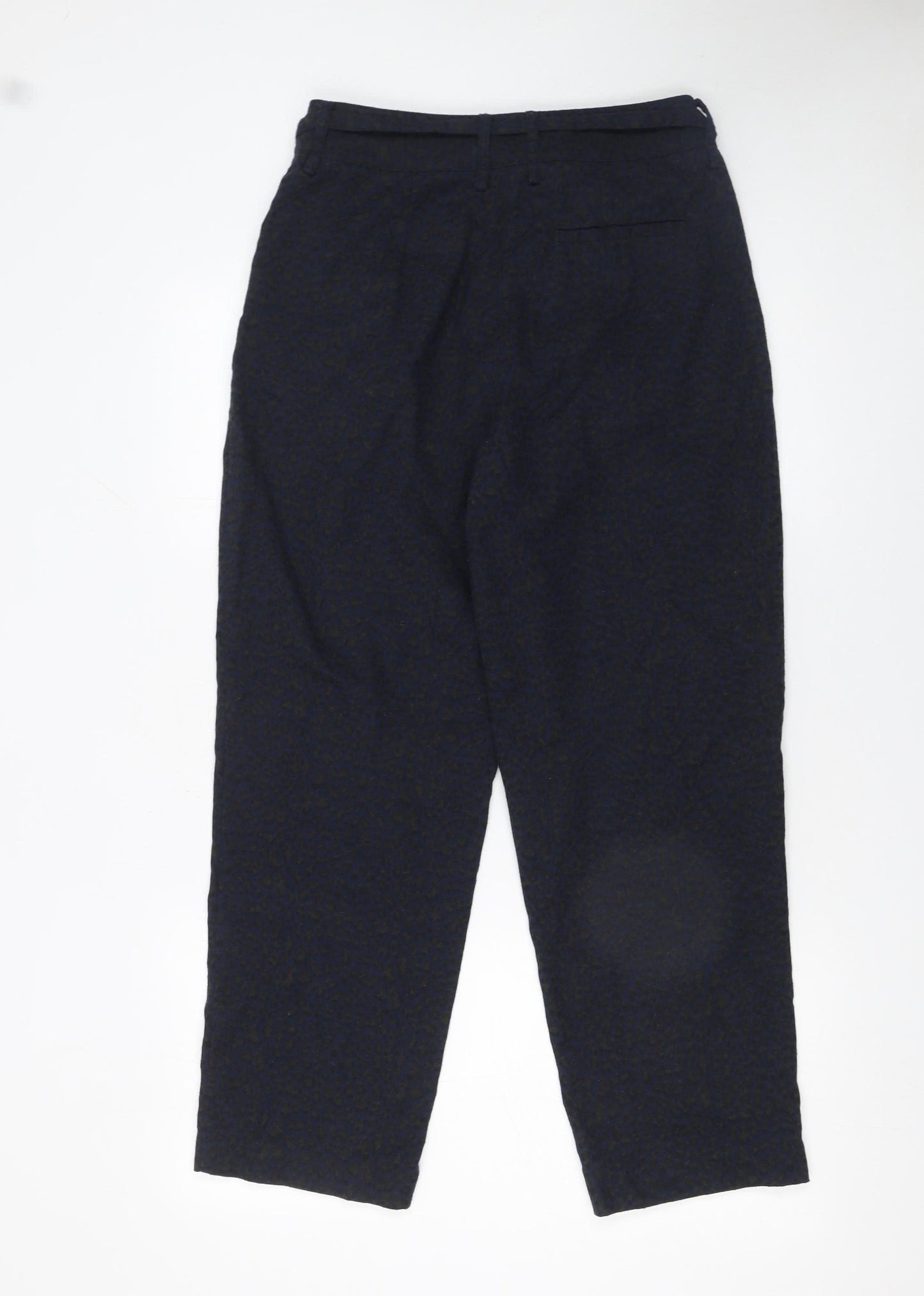 Frnch Paris Women's Blue Animal Print Chino Trousers S