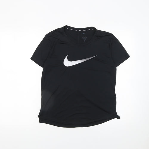 Nike Women's Black Dri-FIT Short Sleeve Sports T-Shirt Size S