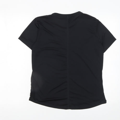 Nike Women's Black Dri-FIT Short Sleeve Sports T-Shirt Size S