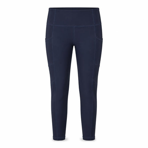 Fit Pink Womens Navy Blue High Waist Leggings Size 12 Polyester Blend