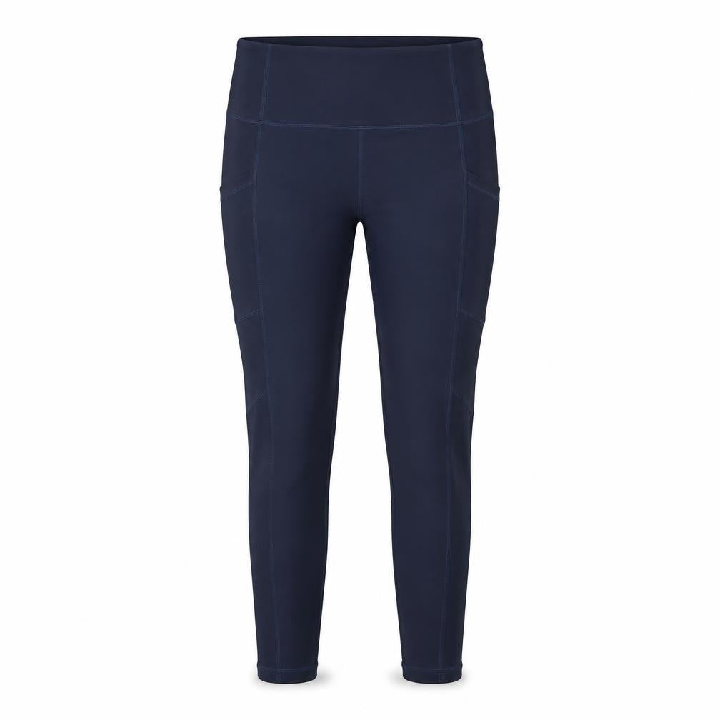 Fit Pink Womens Navy Blue High Waist Leggings Size 12 Polyester Blend