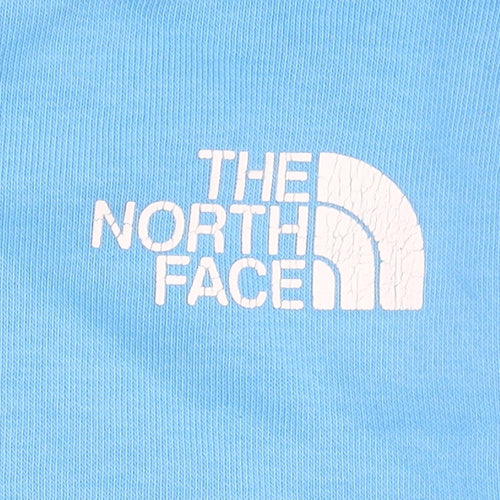 The North Face Boys Blue XL Pullover Hoodie Cotton Blend Graphic Sweatshirt