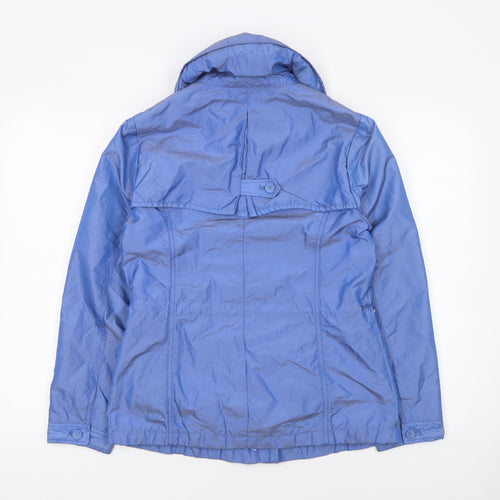Marks and Spencer Women Blue Size 8 Anorak Jacket