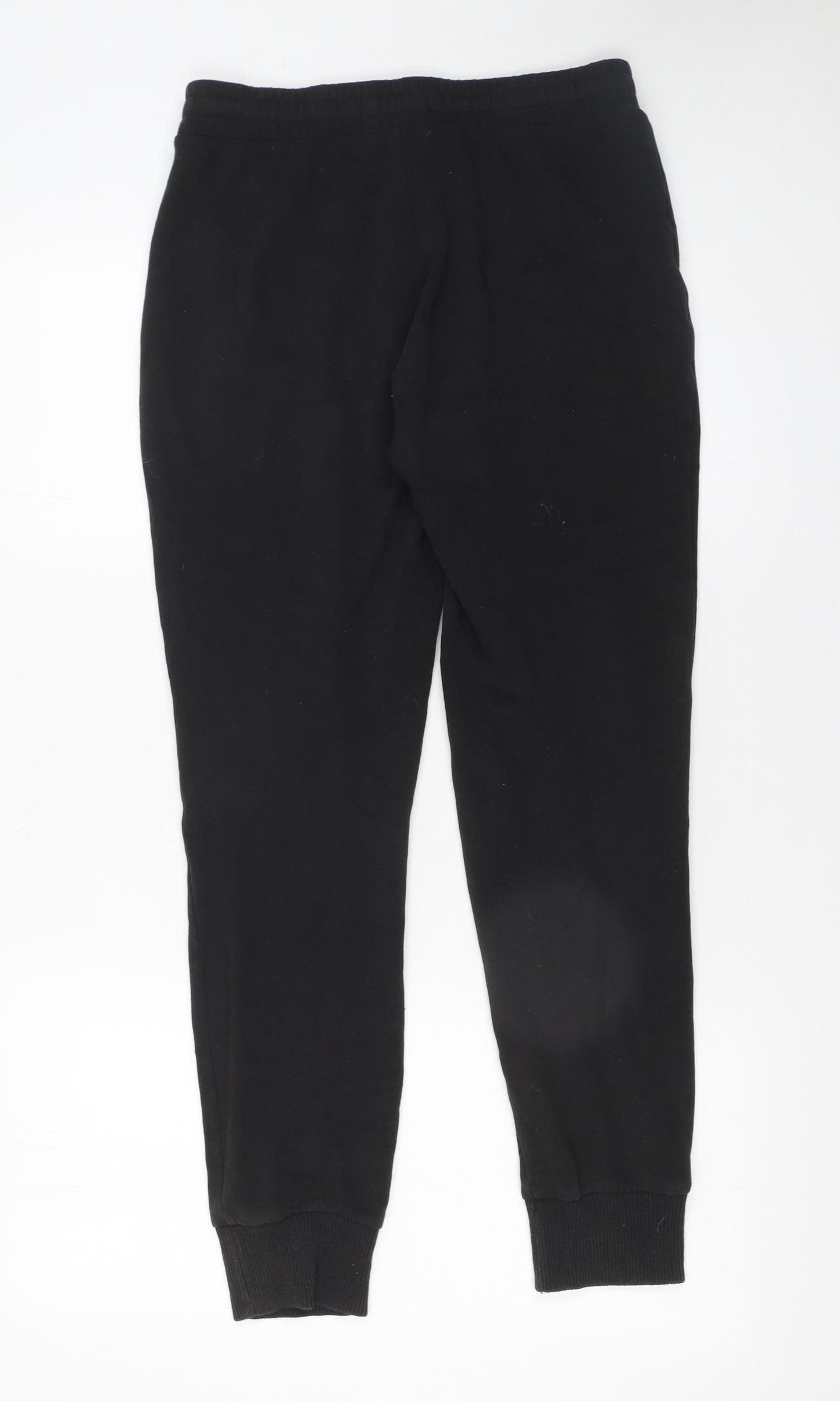 Hollister Womens Black Jogger Trousers XS Fleece Logo Casual