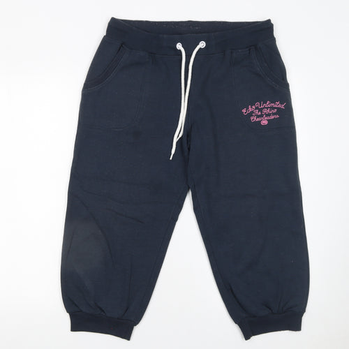 Ecko Unltd. Women’s Blue XL Jogger Sweatpants with Embroidery