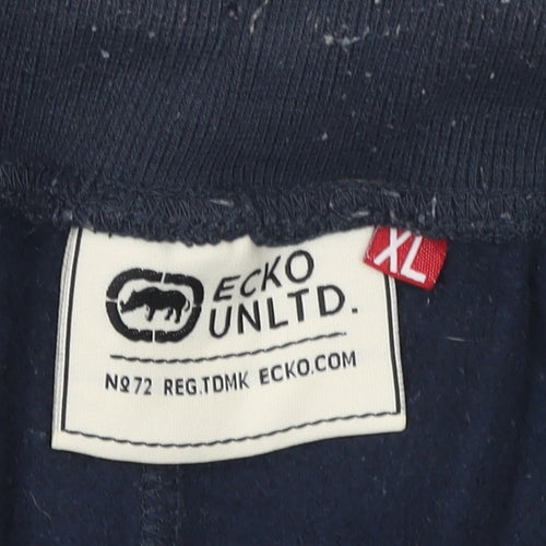 Ecko Unltd. Women’s Blue XL Jogger Sweatpants with Embroidery