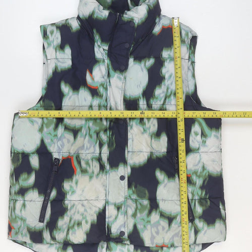 Lindex Women’s Multicoloured Padded Puffer Waistcoat Size S