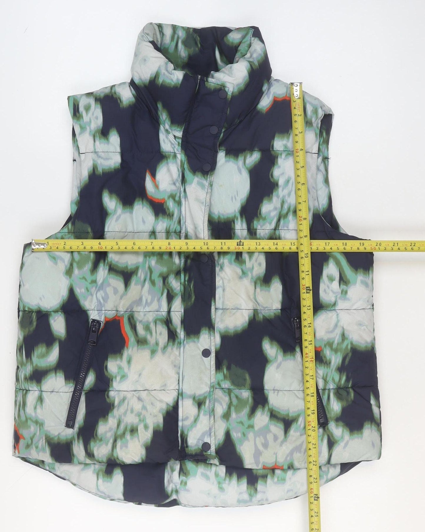 Lindex Women’s Multicoloured Padded Puffer Waistcoat Size S