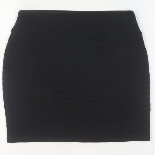 Cotton On Women Black L Stretch Pencil Short Skirt