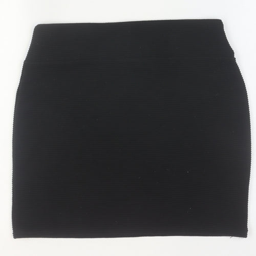 Cotton On Women Black L Stretch Pencil Short Skirt