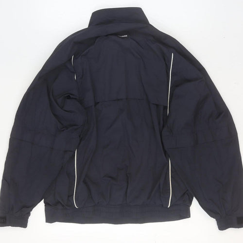 Mizuno Men's Blue Medium Track Jacket Lightweight Polyester