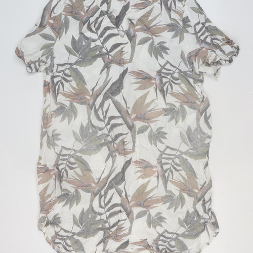 Marisa & Marie Women's Multicoloured Linen Shift Dress 2XL