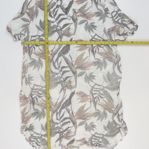 Marisa & Marie Women's Multicoloured Linen Shift Dress 2XL