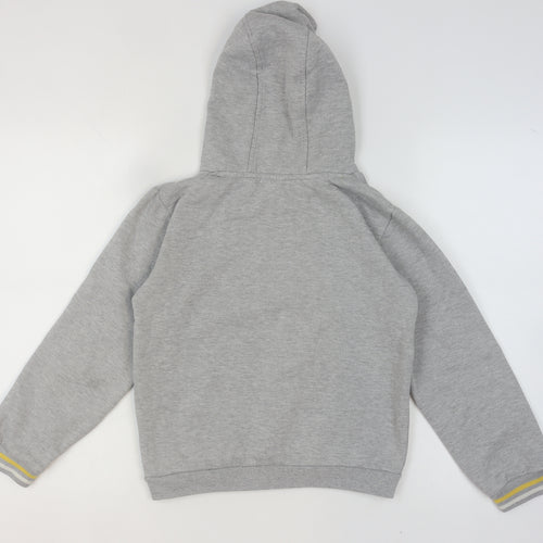 Mountain Warehouse Boys Grey 11-12 Years Pullover Hoodie with Mountain Print