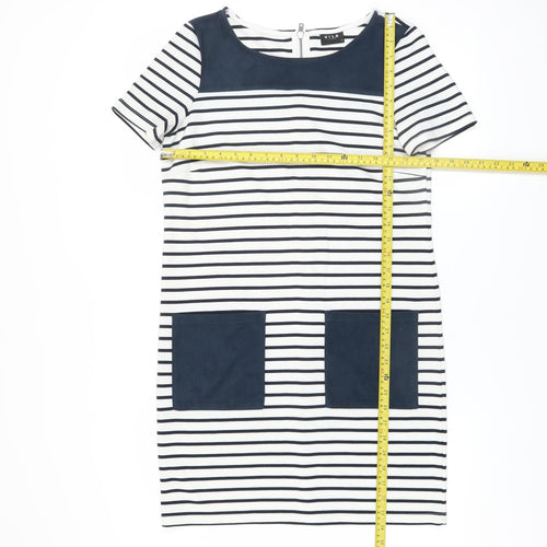 Vila Women’s Multicoloured Knee Length Shift Dress Size M