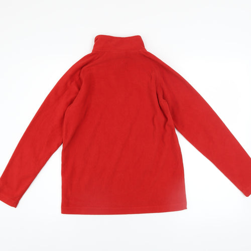 Craghoppers Bear Grylls Boys Red Fleece 1/4 Zip Sweatshirt Age 11-12