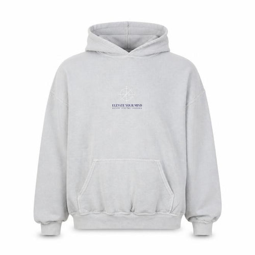 Urban Outfitters Men's Grey Relaxed Fit Space Graphic Pullover Hoodie S