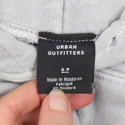 Urban Outfitters Men's Grey Relaxed Fit Space Graphic Pullover Hoodie S