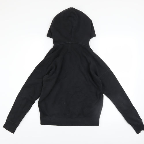 Adidas Womens Black Full Zip Hoodie Size S Hooded Sweatshirt