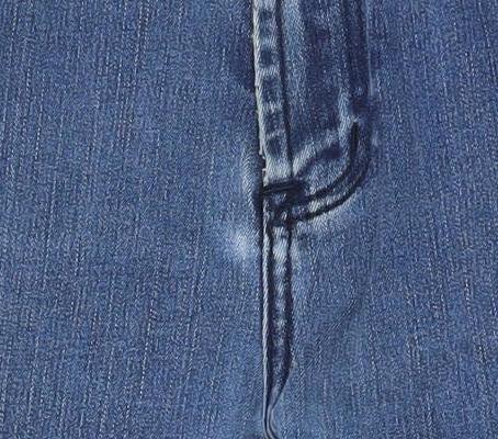 André Men’s Blue Straight Jeans 38/32 Stretch Cotton Denim