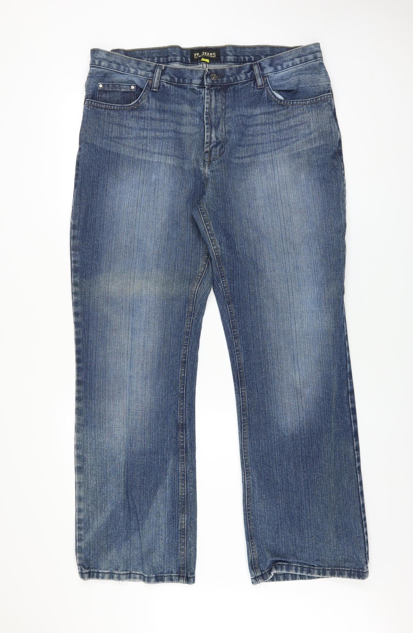 FB Jeans Men's Blue Straight Leg Denim Jeans 38/32