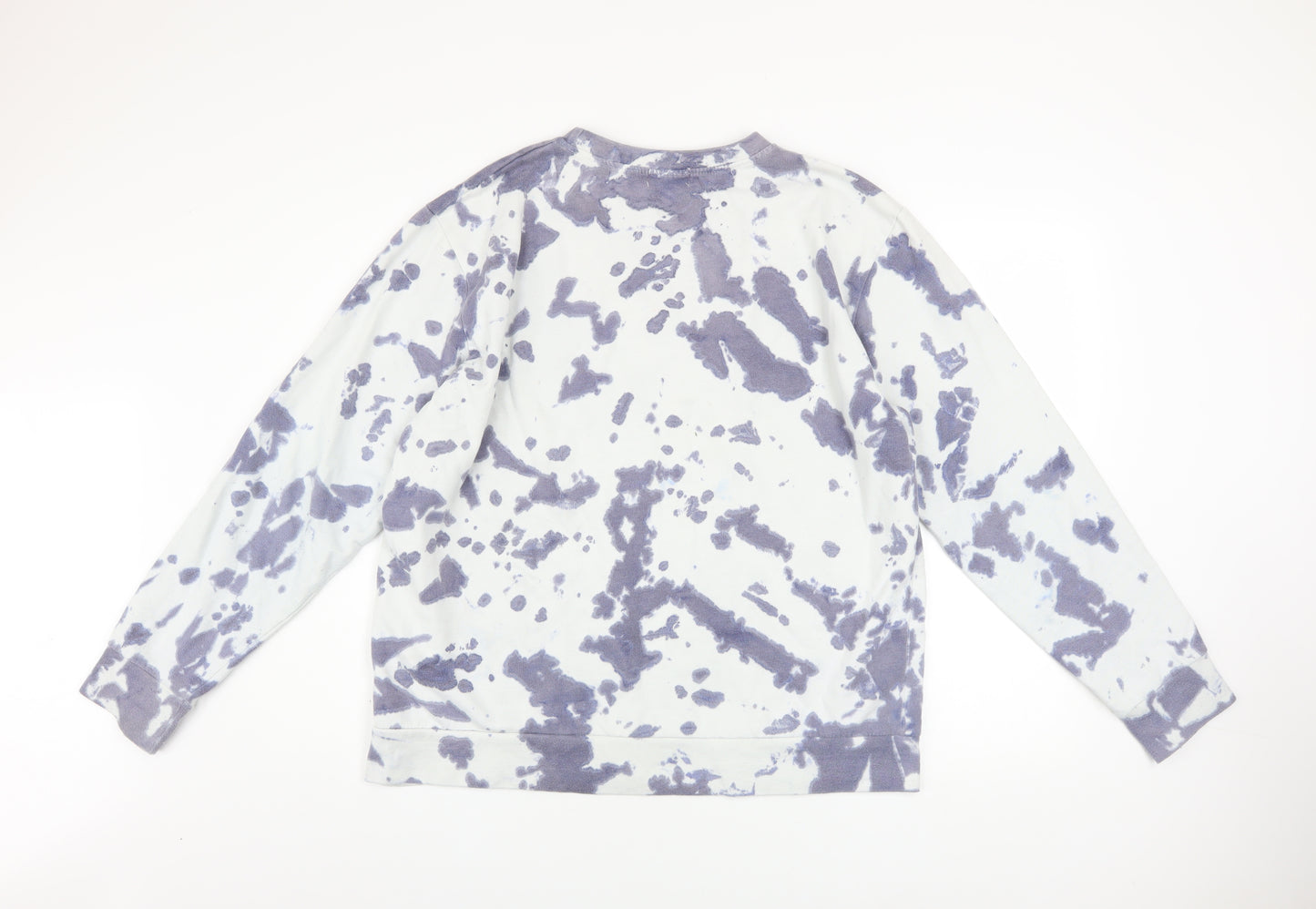 boohooMAN Men's Multicoloured Tie-Dye Pullover Sweatshirt M