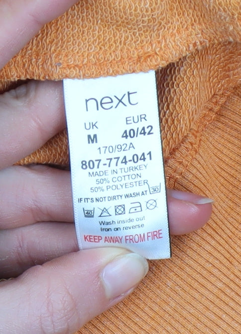 Next Women’s Orange Paris Eiffel Print Pullover Sweatshirt M