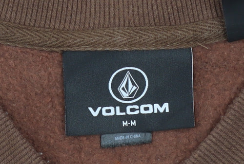 Volcom Men's Brown Sleeveless V-Neck Cotton Blend Casual Top M
