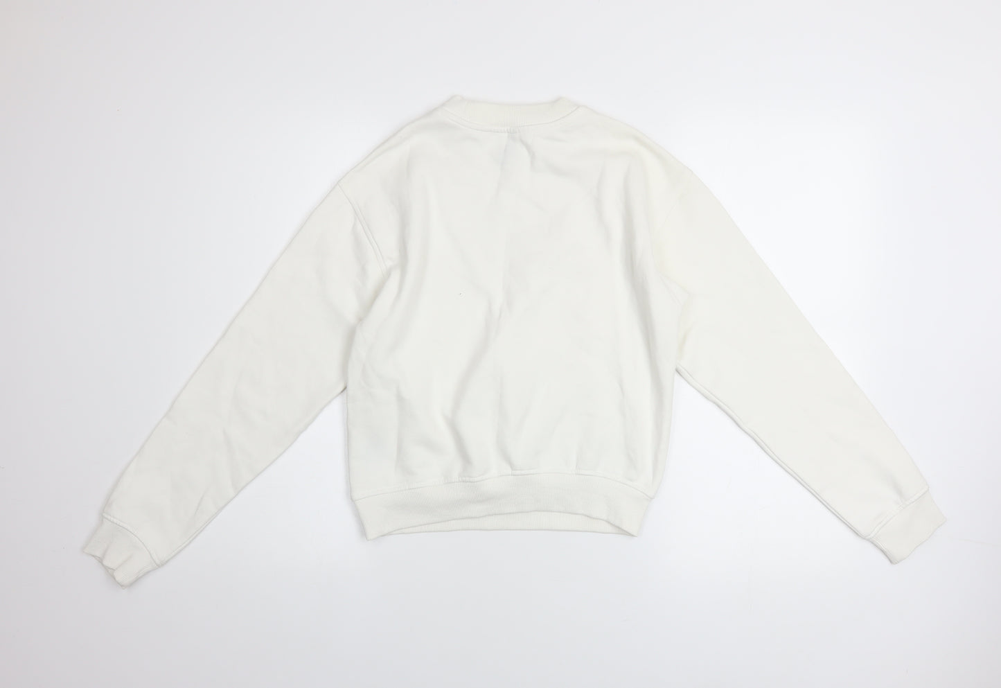 H&M Divided Women's White New York Graphic Sweatshirt XS