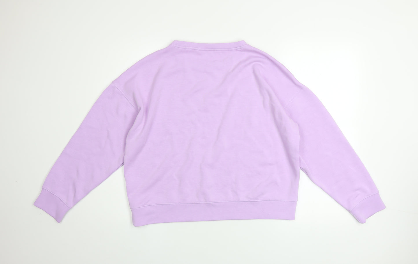 MSCH Copenhagen Women Lilac Pullover Sweatshirt Size M Viscose Blend