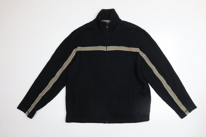 Next Men's Black Cotton Full Zip Collared Casual Jacket Size L