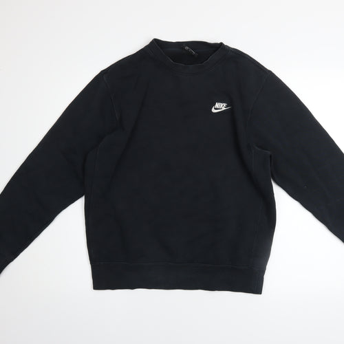 Nike Men's Black Small Pullover Crew Neck Sweatshirt